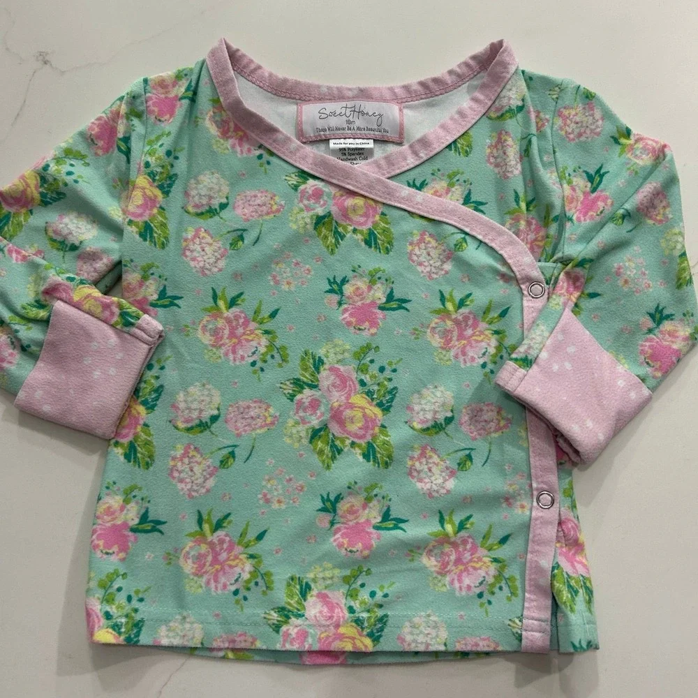 Sweet Honey Baby Pajama Set Outfit Size 18 Months